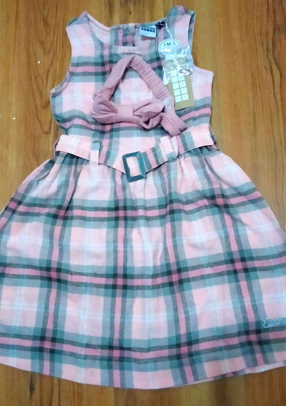 Late entry! Original and brand new Earthchild girls winter dress (5-6 years)  (refer to pics)