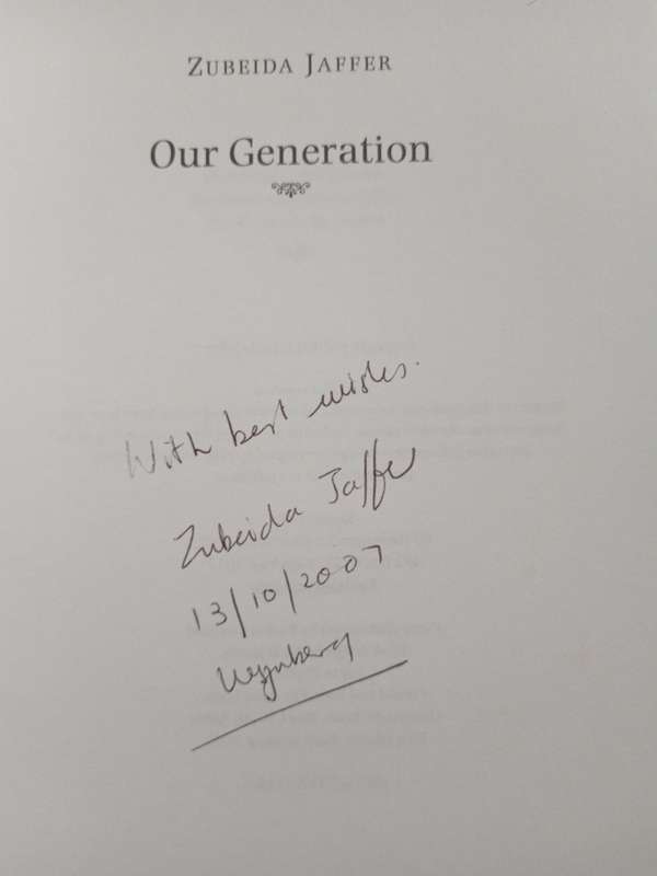 Our Generation by Zubeida Jaffer
