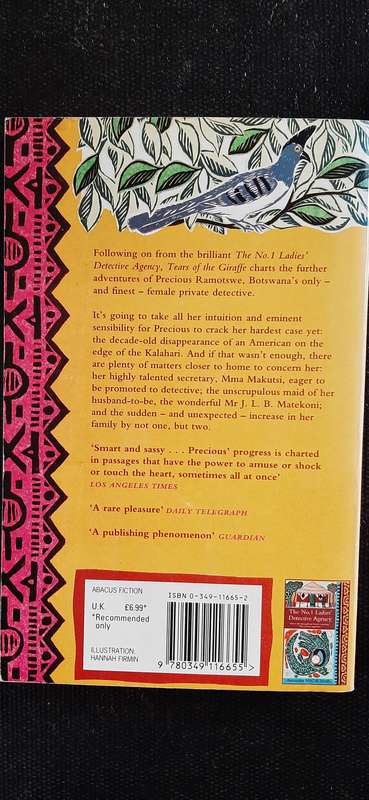 Tears of the Giraffe by Alexander McCall Smith