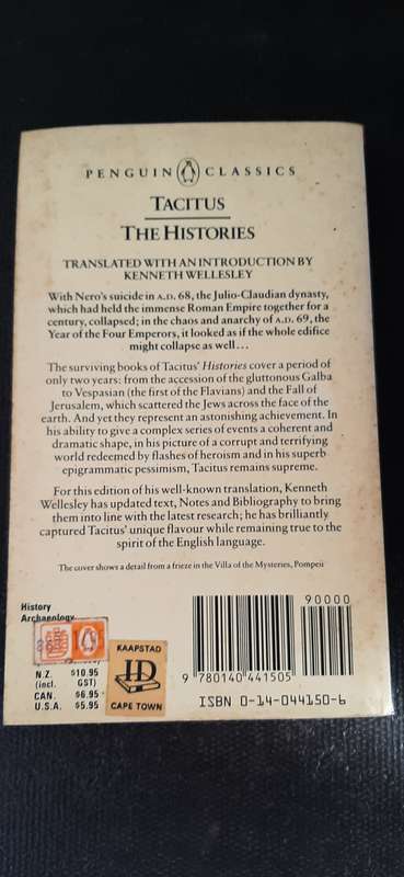 The Histories by Tacitus Edited by Betty Radice
