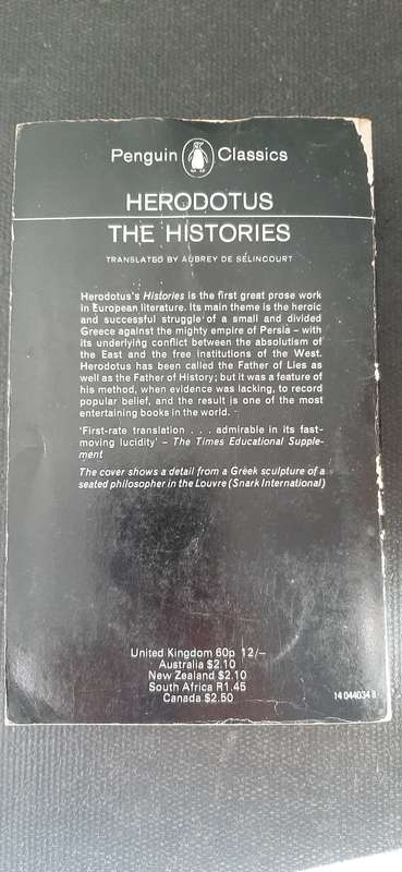 The Histories by Herodotus Edited by E.V. Rieu