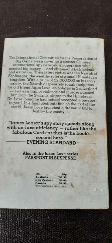 Passport to Peril by James Leasor