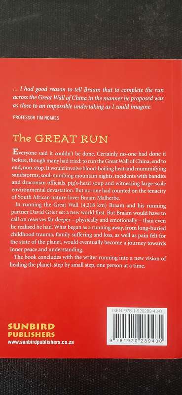The Great Run by Braam Malherbe (Signed)