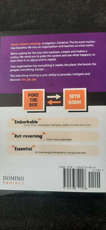 Poke the Box by Seth Godin (First Edition)