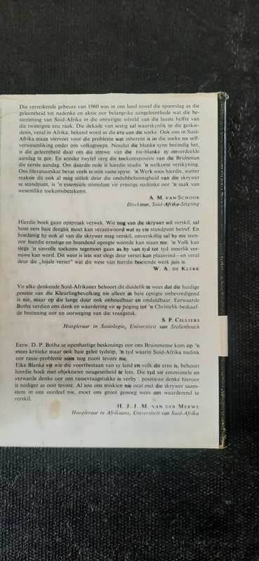 Die opkoms van ons derde stand deur D.P. Botha (Signed by Prof. A.C. Cilliers)