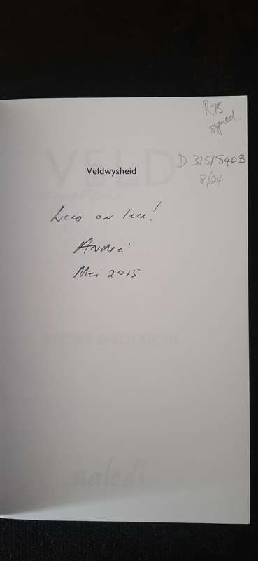 Veld Wysheid deur André Diederichs (Signed)