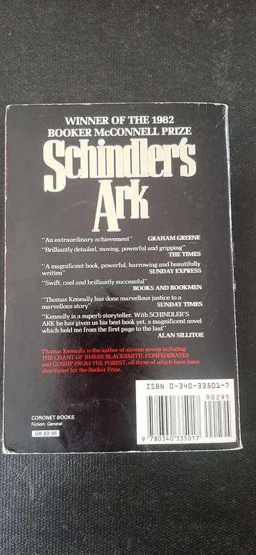 Schindler's Ark by Thomas Keneally