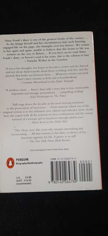 The Diary of a Young Girl ANNE FRANK by Otto H. Frank and Mirjam Pressler