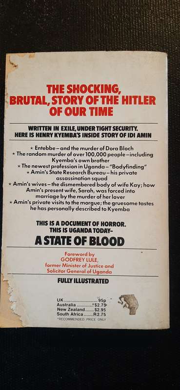 State of Blood by Henry Kyemba