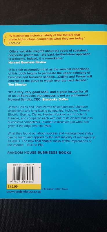 Built to Last by James C. Collins and Jerry I. Porras (3rd Edition)
