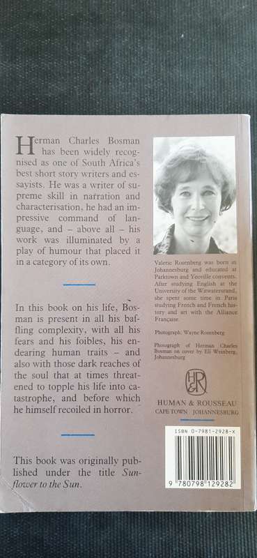 The Life of Herman Charles Bosman by Valerie Rosenberg