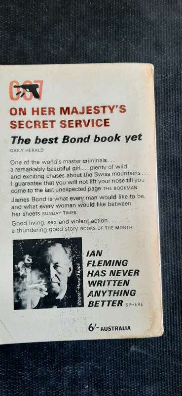 James Bond on Her Majesty's Secret Service by Ian Fleming