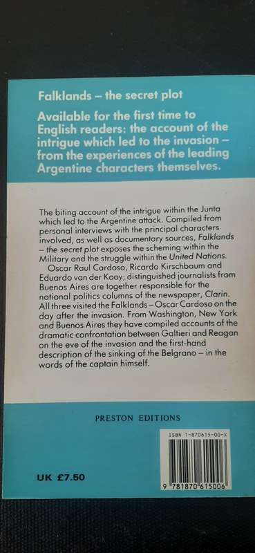 Falklands - The Secret Plot by Cardoso, Kirschbaum & van der Kooy