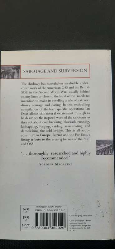 Sabotage and Subversion by Ian Dear