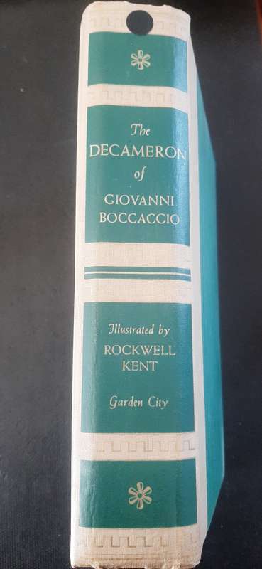The Decameron of Giovanni Boccaccio Translated by Richard Aldington, illustrated by Rockwell Kent
