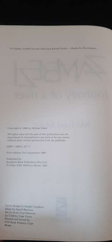 Zambezi - Journey of a river by Michael Main (First Edition, First Impression)