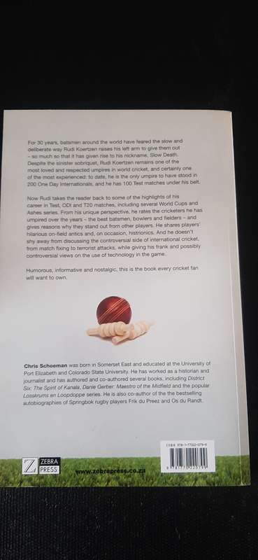 Slow Death - Memoirs of a cricket umpire by Rudi Koertzen with Chris Schoeman