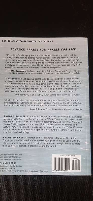 Rivers for Life by Sandra Postel and Brian Richter