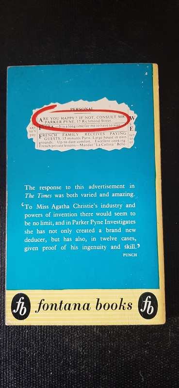 Parker Pyne Investigates by Agatha Christie (First Issued in Fontana Books)