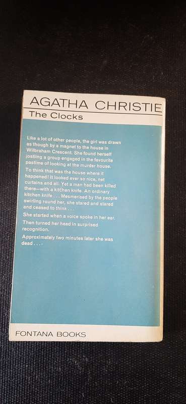 The Clocks by Agatha Christie (First Issued in Fontana)