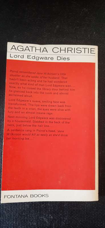Lord Edgware Dies by Agatha Christie