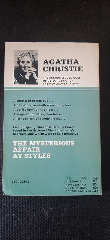 The Mysterious Affair at Styles by Agatha Christie