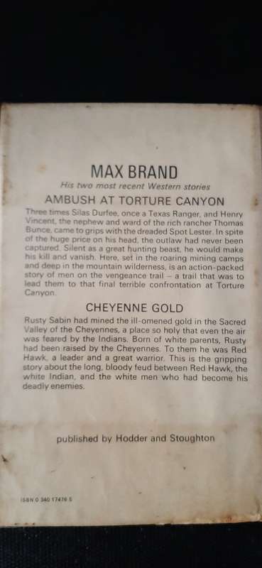 Drifter's Vengeance by Max Brand (First UK Edition)