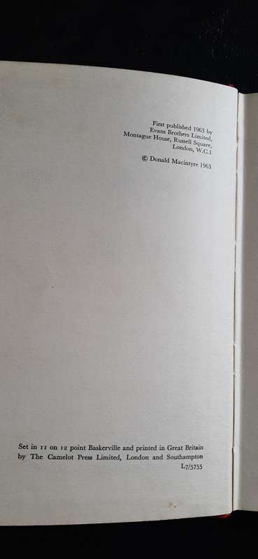 Fighting Ships and Seamen by Captain Donald MacIntyre (First Edition)