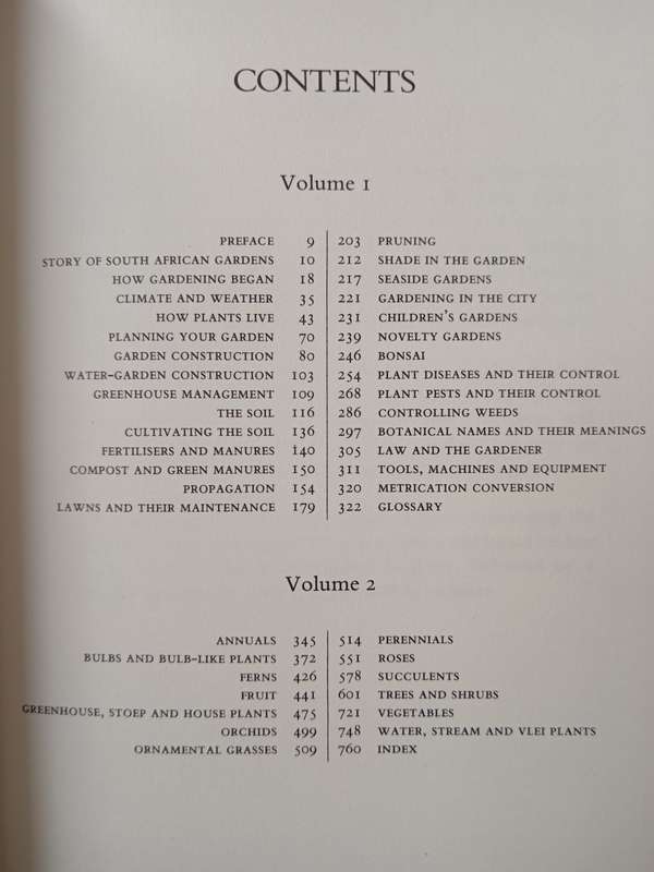 Reader's Digest Complete Guide to Gardening in South Africa 2 Volumes