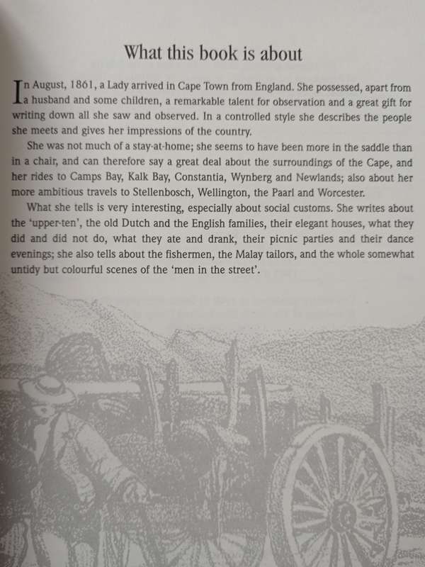 Life at The Cape over 100 years ago by A Lady