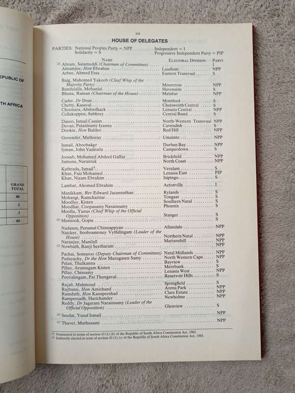 Minutes of Proceedings First Session Eighth Parliament 1984
