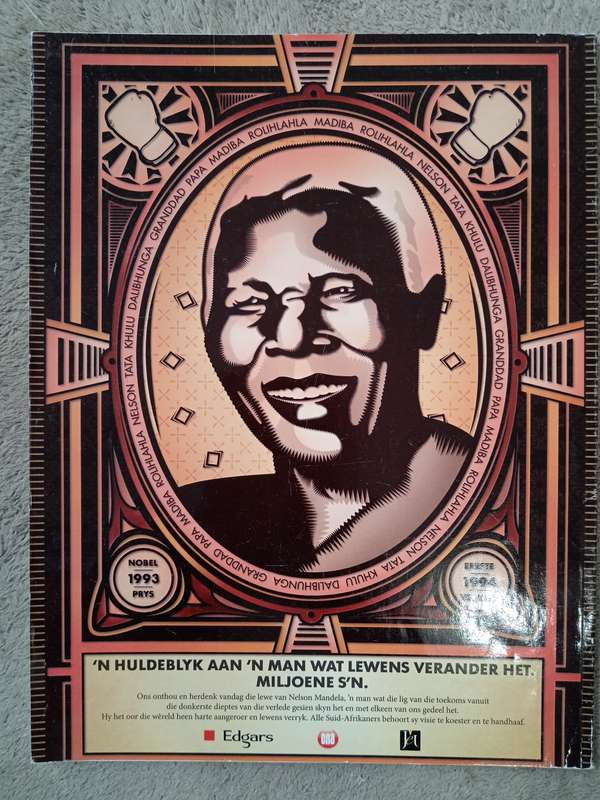 Mandela Man van Versoening Huis genoot Spesiale Gedenkboek