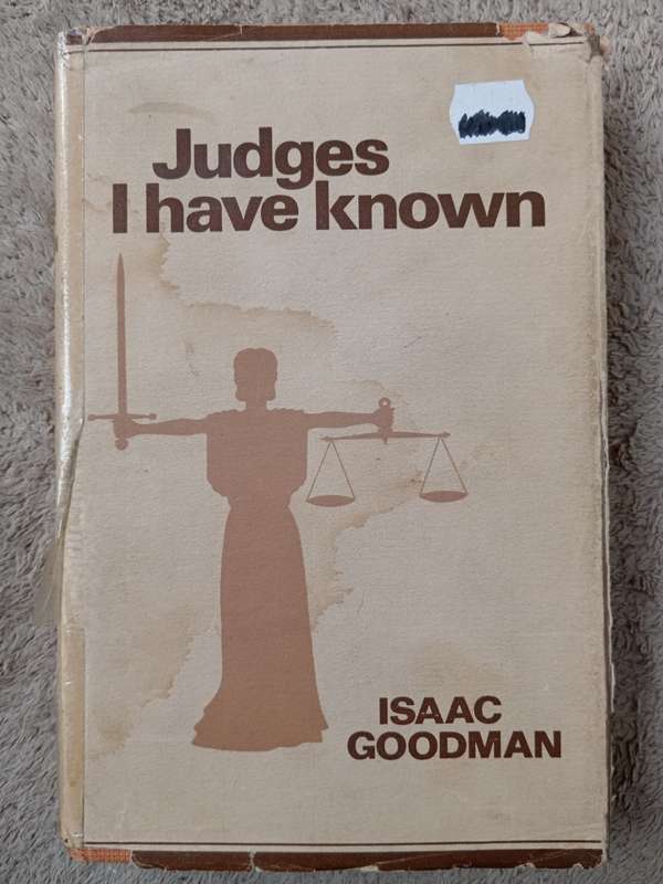 Judges I have known by Isaac Goodman
