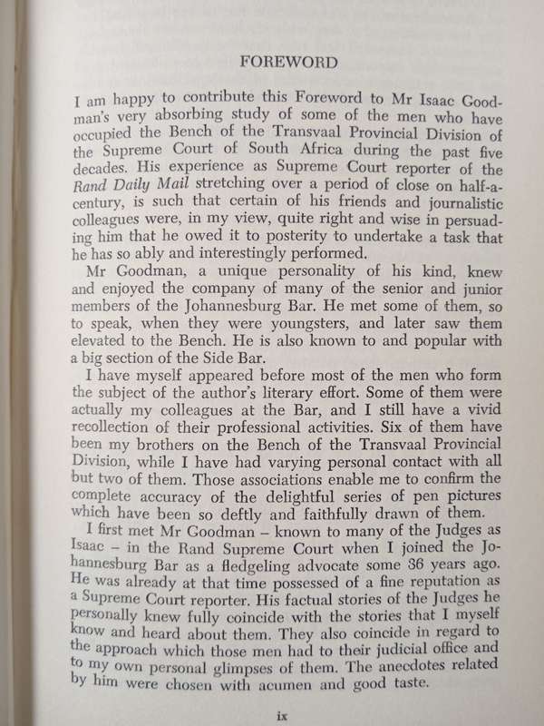 Judges I have known by Isaac Goodman