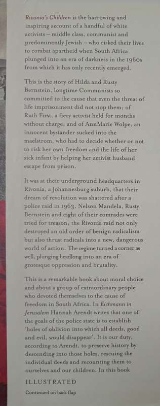 Rivonia's Children by Glenn Frankel