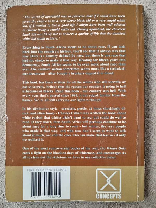 For Whites Only by Charles Cilliers
