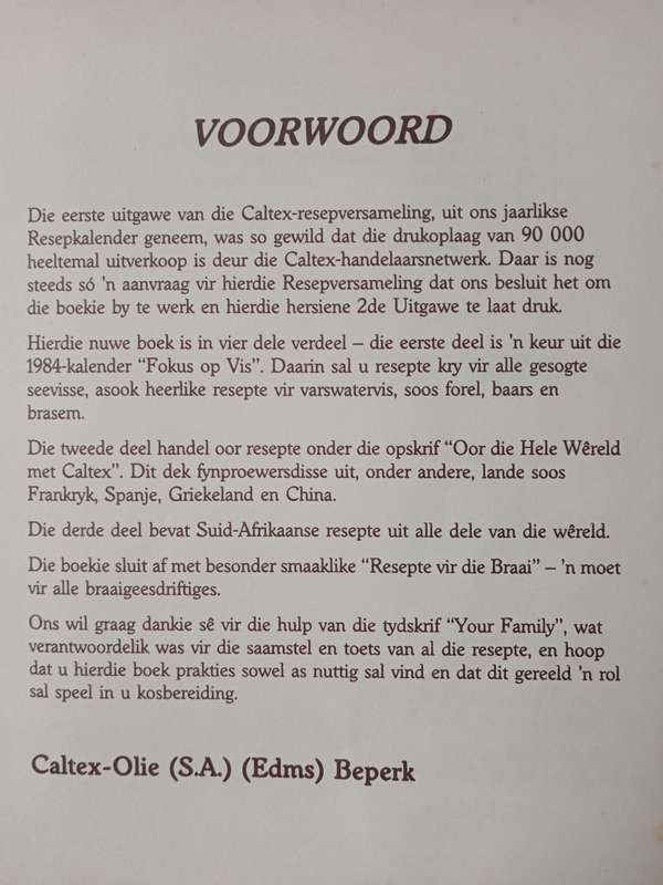 Die Caltex Resepte Versameling