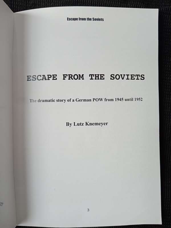 Escape from the Soviets by Lutz Knemeyer