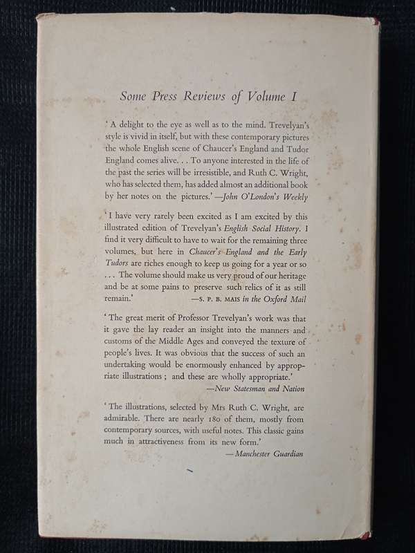 Illustrated English Social History by G M Trevelyan