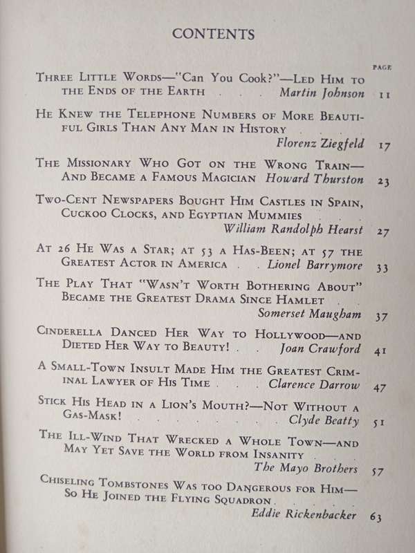 Five Minute Biographies by Dale Carnegie