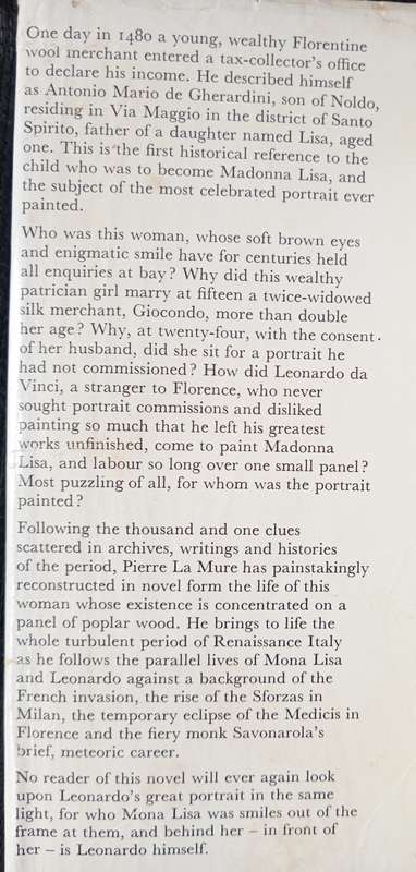 The Private Life of Mona Lisa by Pierre LA Mure