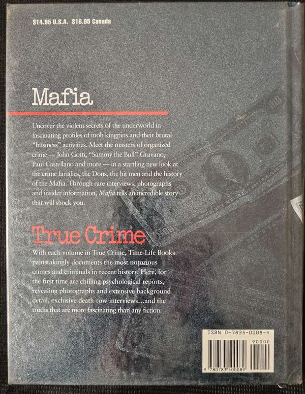 True Crime Mafia by The Editors of Time-Life Books