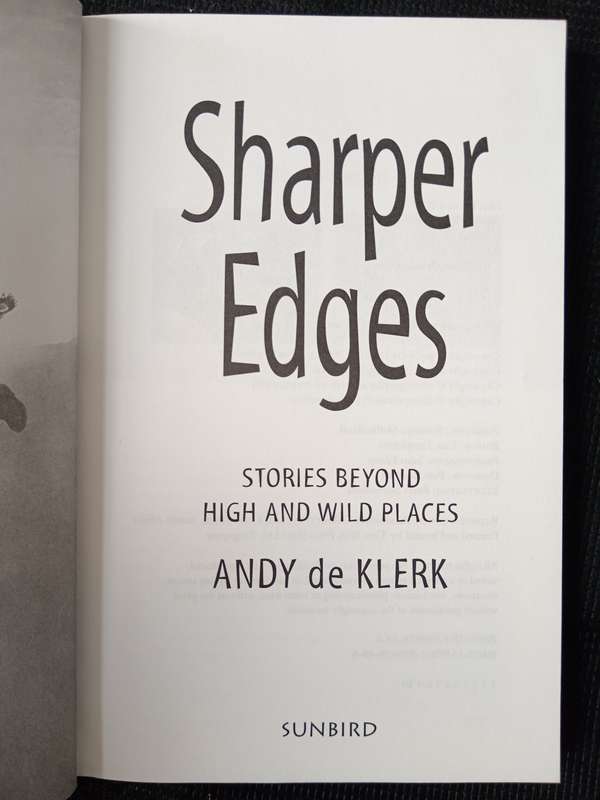 Sharper Edges by Andy de Klerk