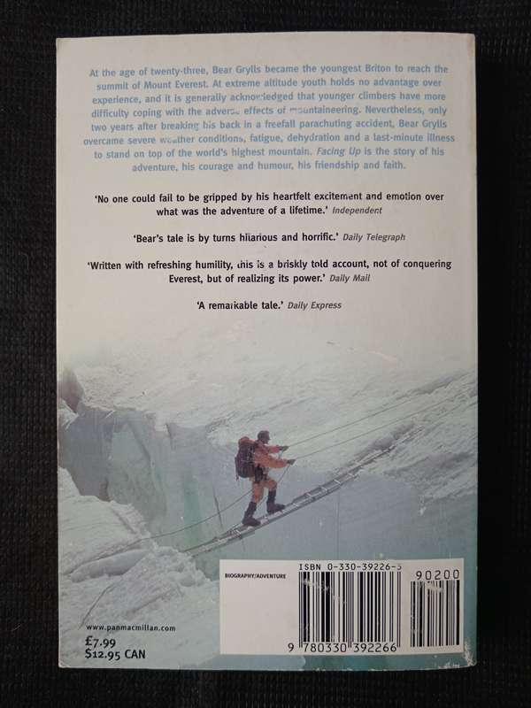 Facing Up by Bear Grylls