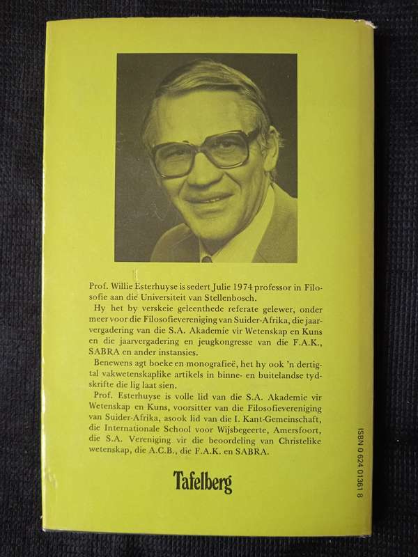 Afskied van Apartheid by W P Esterhuyse