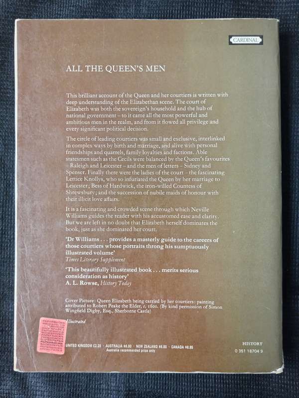 All the Queens Men by Neville Williams