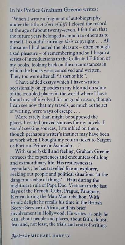 Ways of Escape by Graham Greene