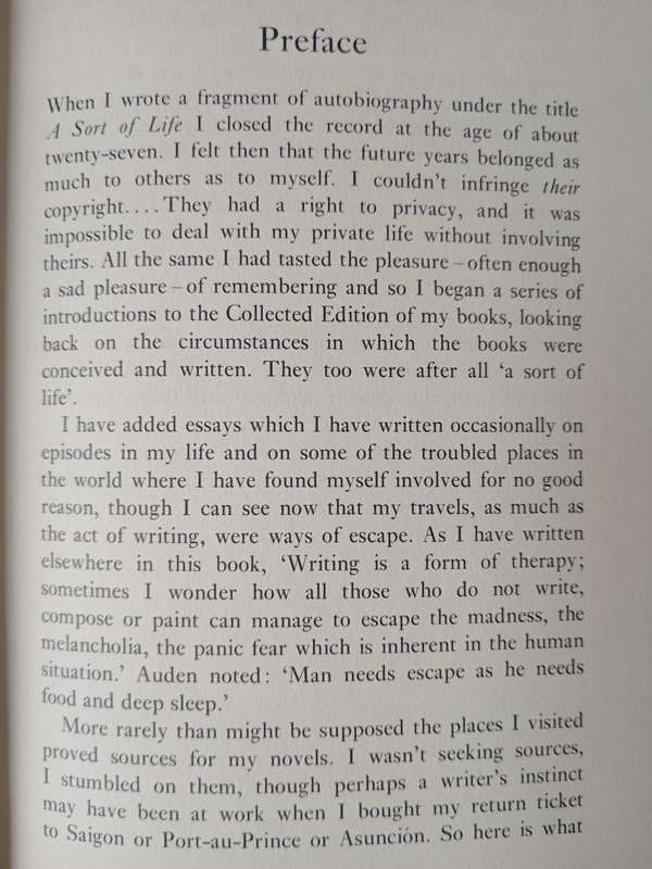 Ways of Escape by Graham Greene