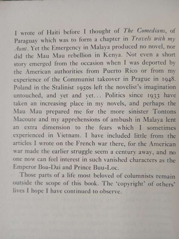 Ways of Escape by Graham Greene