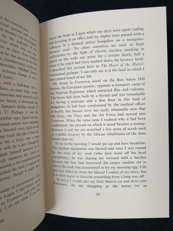 Ways of Escape by Graham Greene